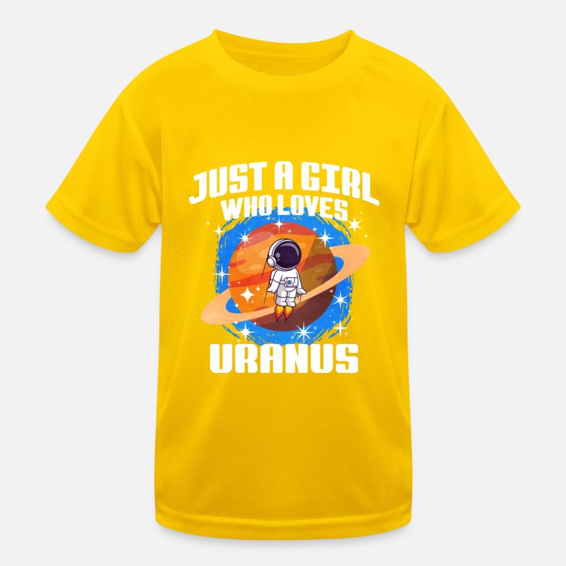 Girl Uranus Gift Kids Functional T-Shirt