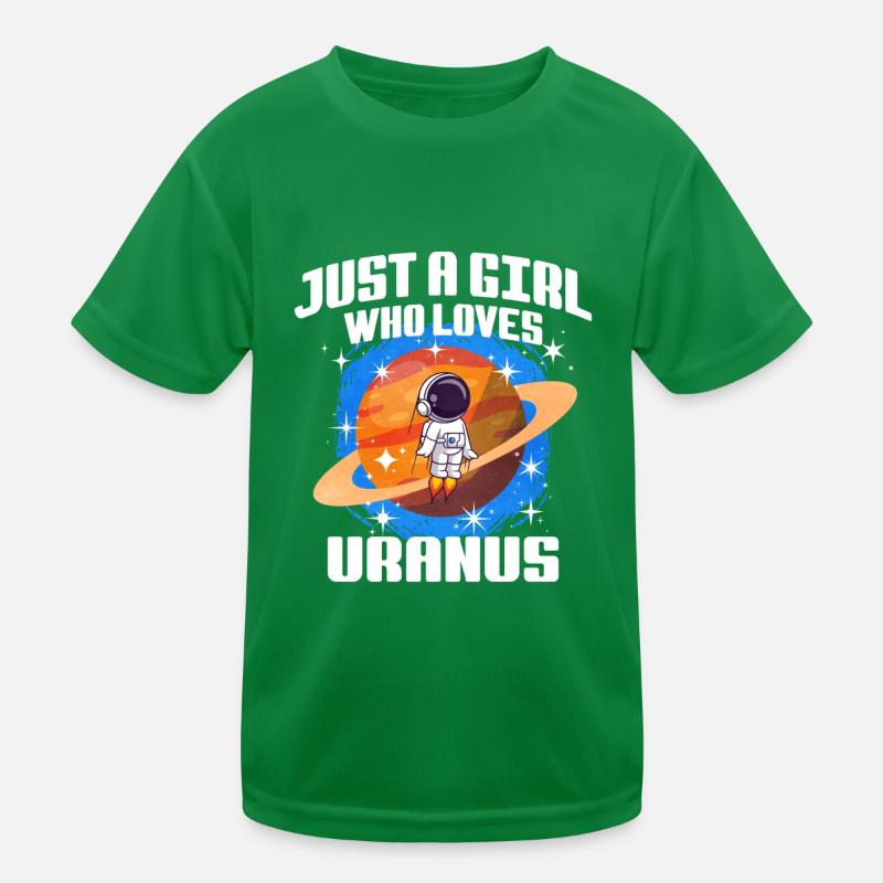 Mädchen Uranus Geschenk Kinder Funktions-T-Shirt