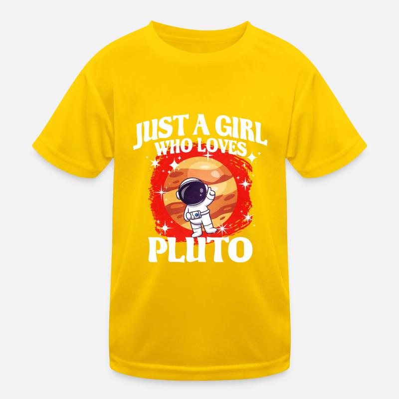 Mädchen Pluto Geschenk Kinder Funktions-T-Shirt