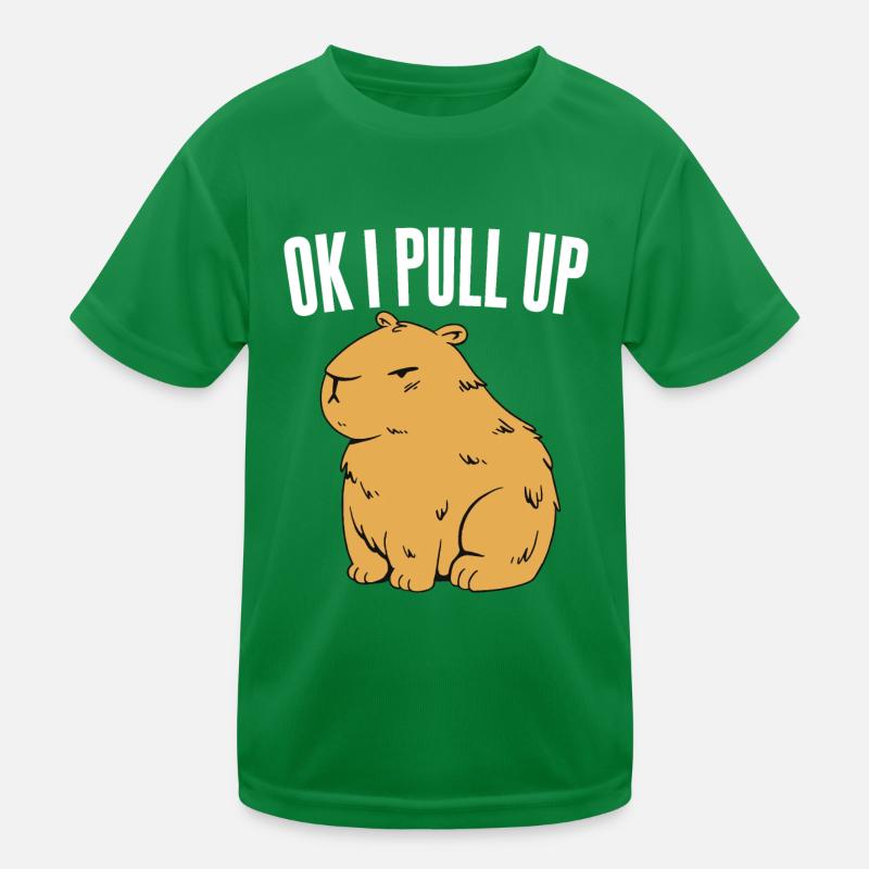 Ok I Pull Up Kids Functional T-Shirt