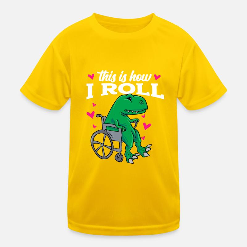 Rollstuhl Kinder Funktions-T-Shirt