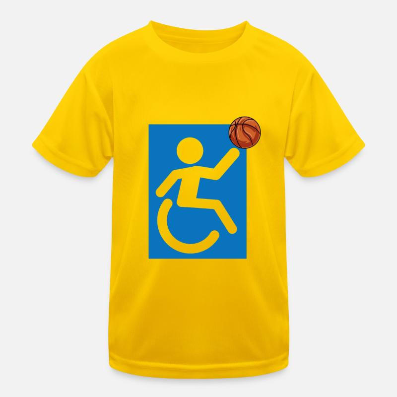 Rollstuhl Kinder Funktions-T-Shirt
