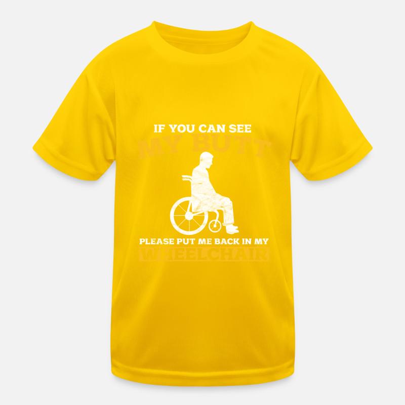 Rollstuhl Kinder Funktions-T-Shirt