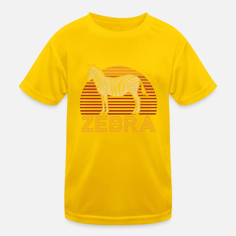 Zebra Kids Functional T-Shirt
