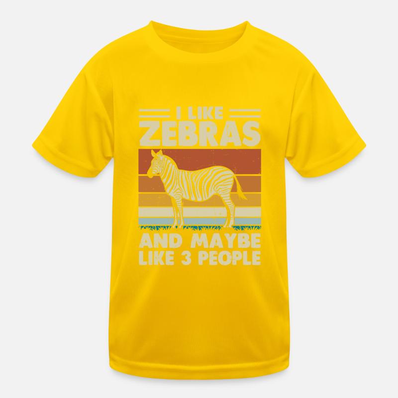 Zebra Kids Functional T-Shirt