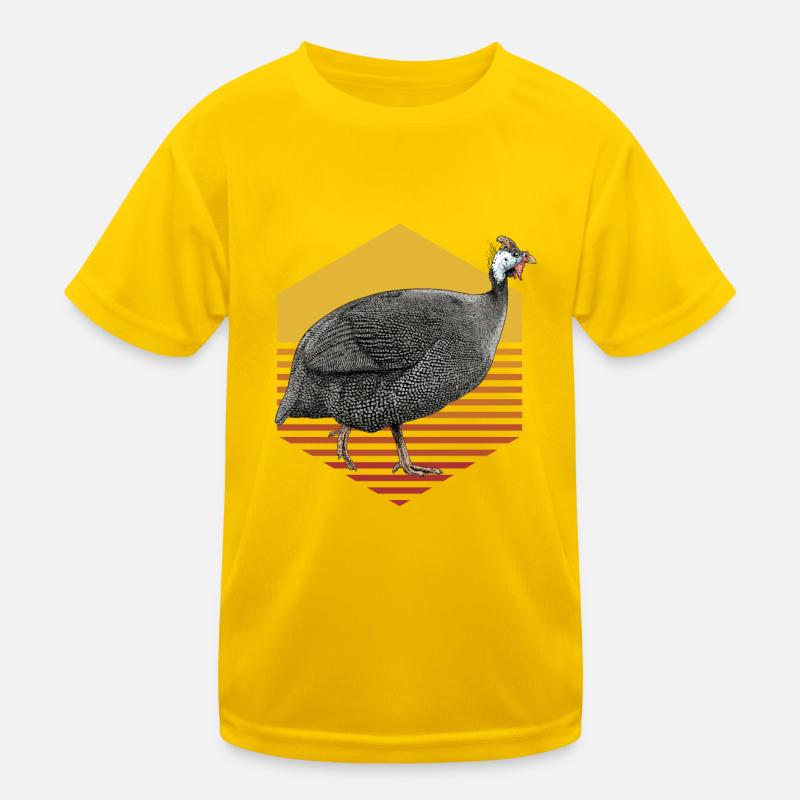 Perlhuhn Kinder Funktions-T-Shirt