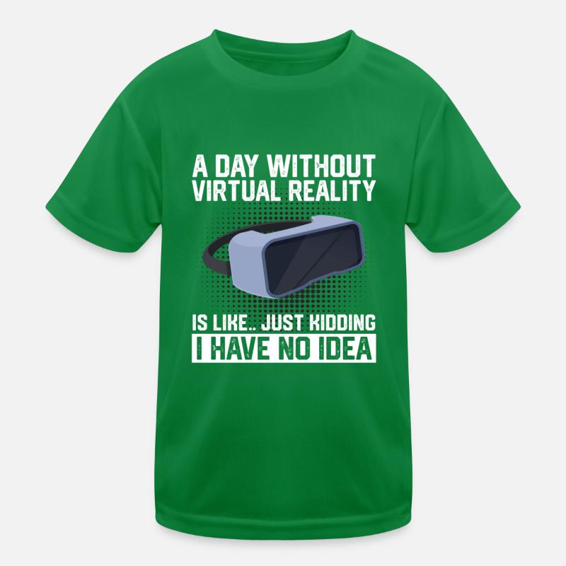 Virtual Reality VR Gift Kids Functional T-Shirt