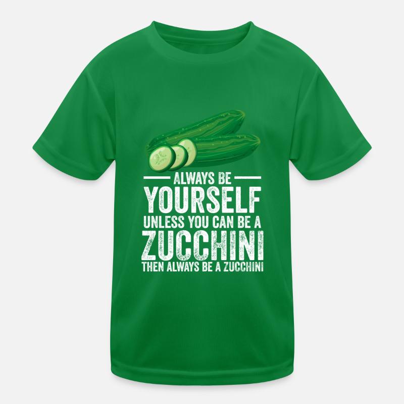 Zucchini Kinder Funktions-T-Shirt