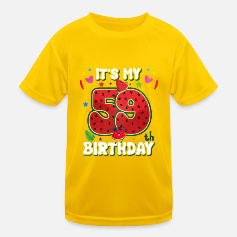 59e anniversaire Pastèque T-shirt sport Enfant