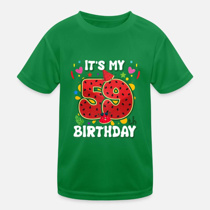 59e anniversaire Pastèque T-shirt sport Enfant