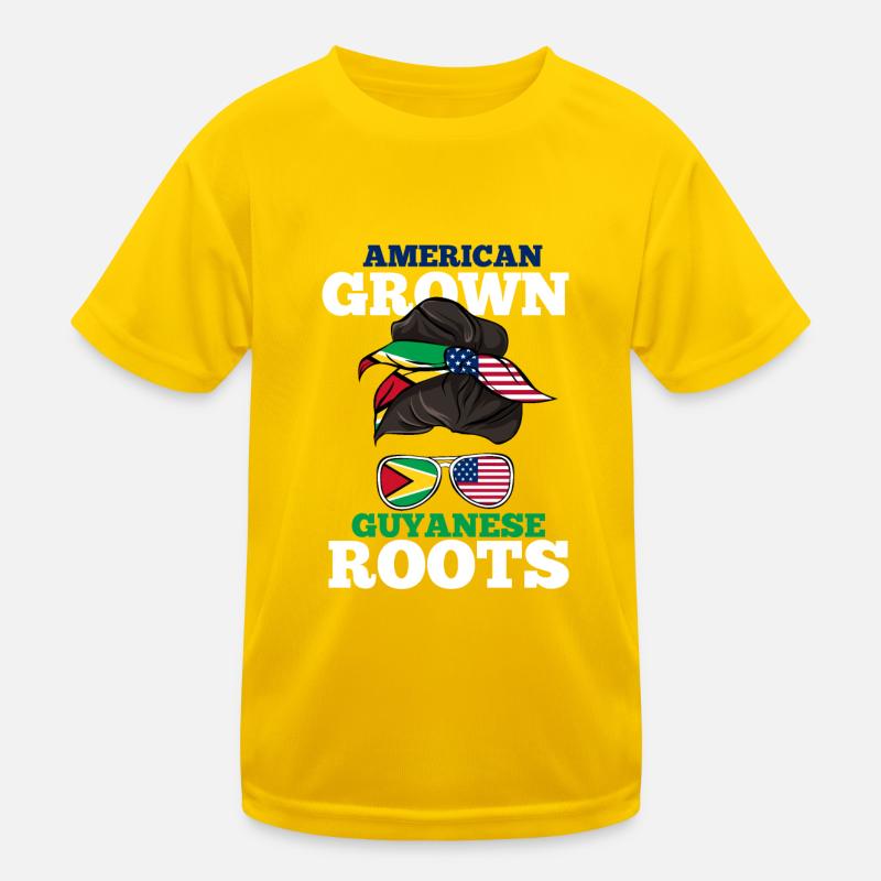Guyana Kinder Funktions-T-Shirt