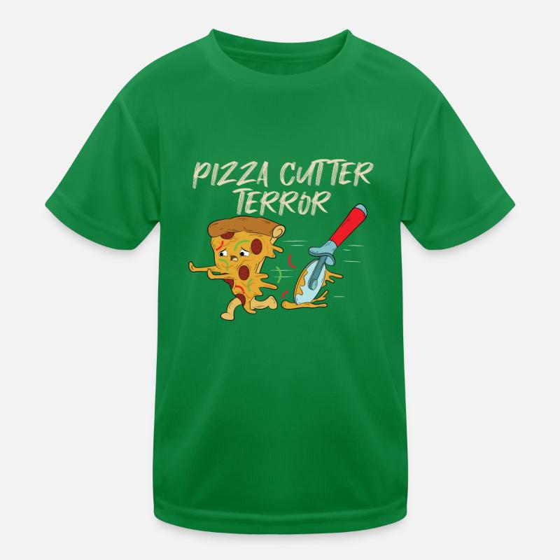 Pizza Cutter Terror Kids Functional T-Shirt
