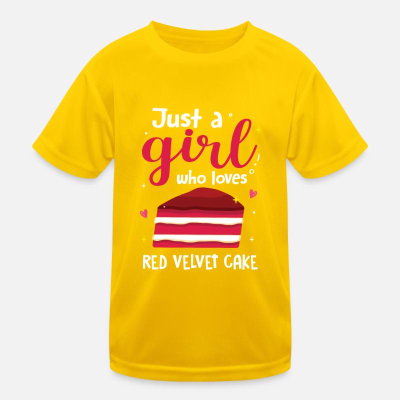 Velvet Cake Cake Gift Kids Functional T-Shirt