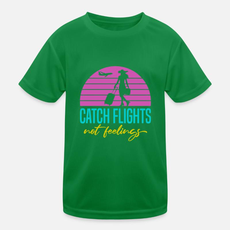 Prendre des vols, pas des sentiments T-shirt sport Enfant