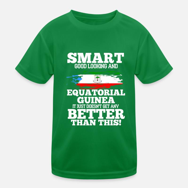 Equatorial Guinea Kids Functional T-Shirt