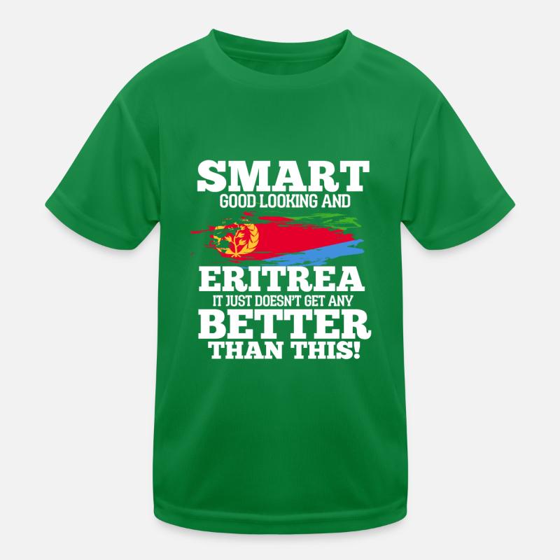 Eritrea Kids Functional T-Shirt