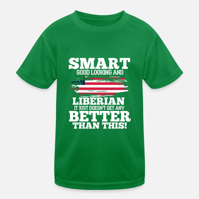 Liberia Kinder Funktions-T-Shirt