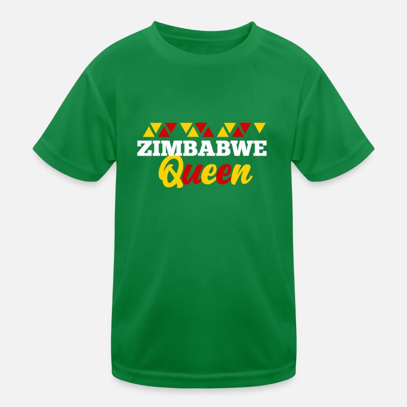 Simbabwe Kinder Funktions-T-Shirt
