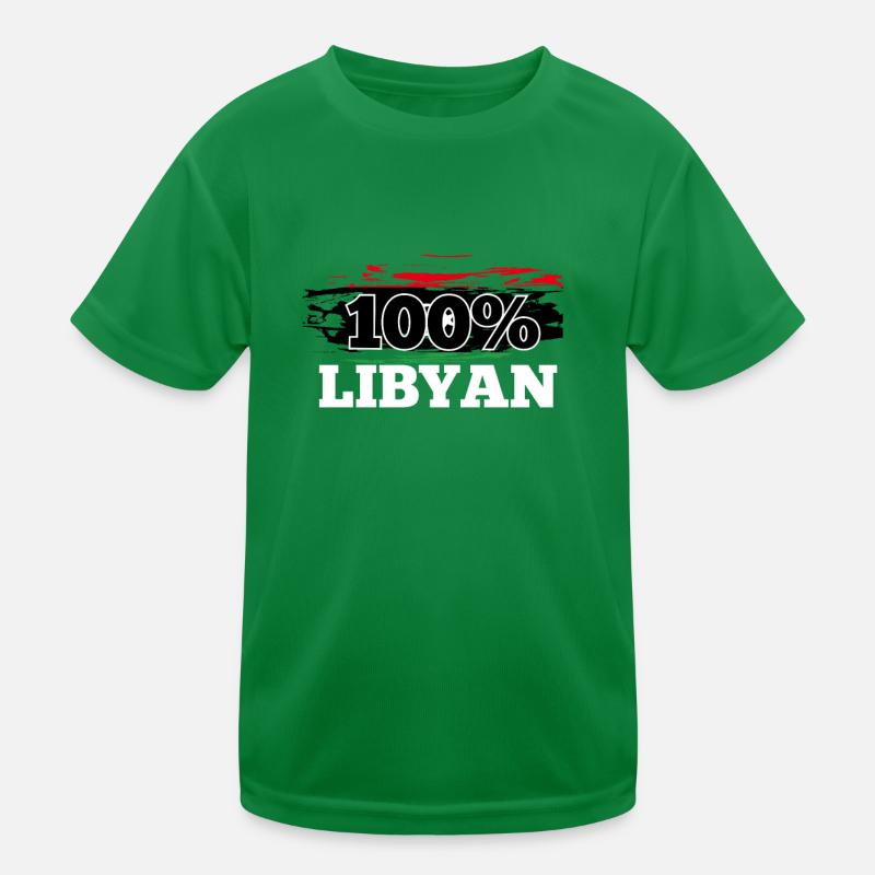 Libya Kids Functional T-Shirt