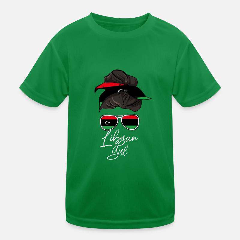 Libya Kids Functional T-Shirt