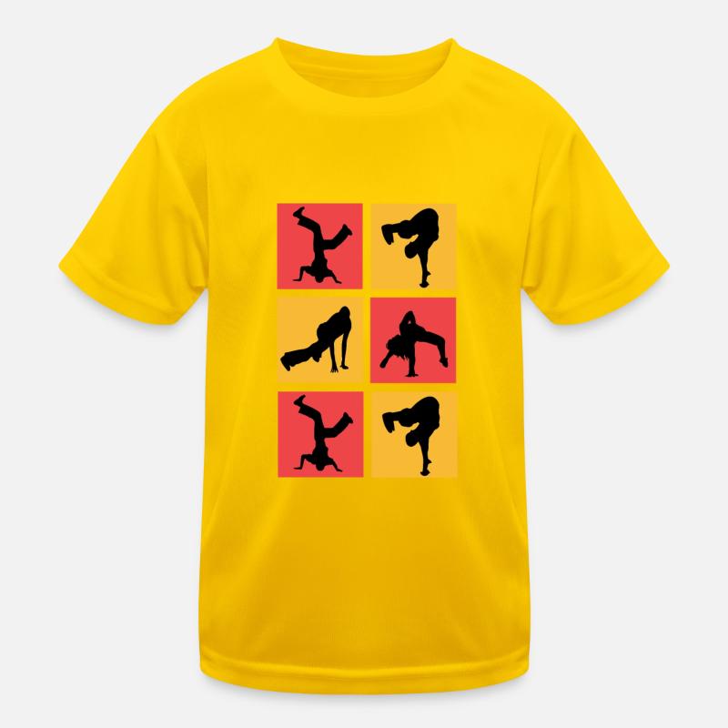 Breakdancing Kids Functional T-Shirt