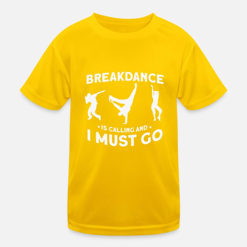 Breakdancing Kinder Funktions-T-Shirt