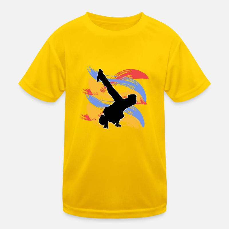 Breakdancing Kids Functional T-Shirt