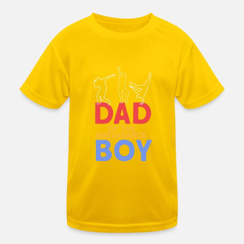 Breakdancing Kids Functional T-Shirt