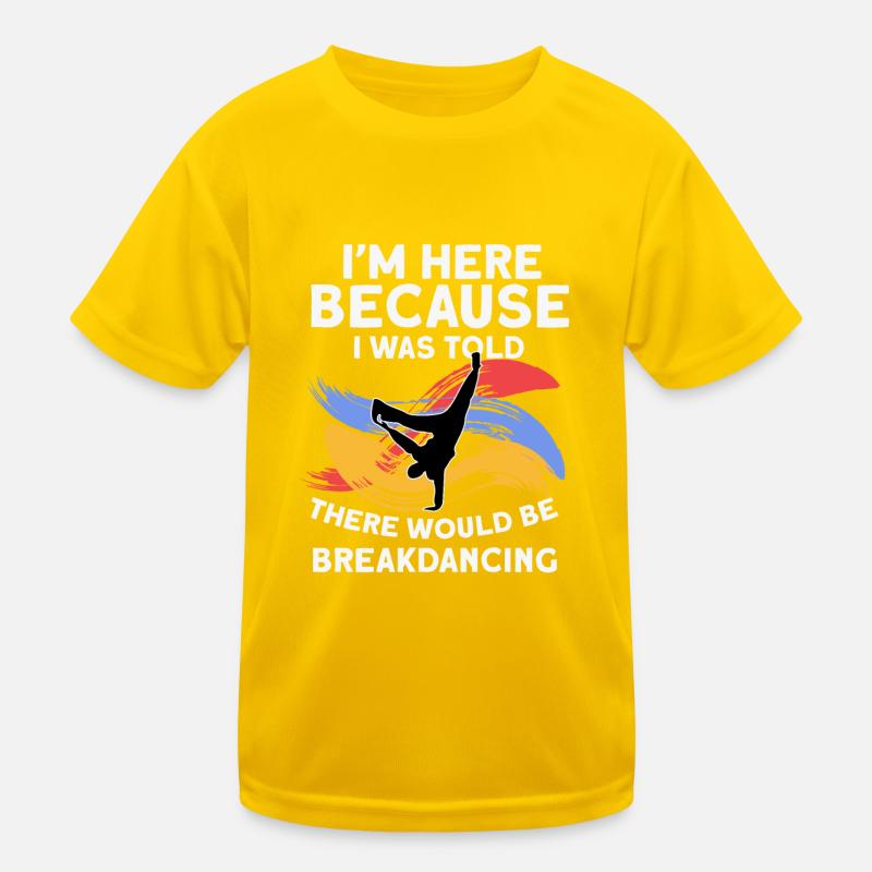 Breakdancing Kinder Funktions-T-Shirt