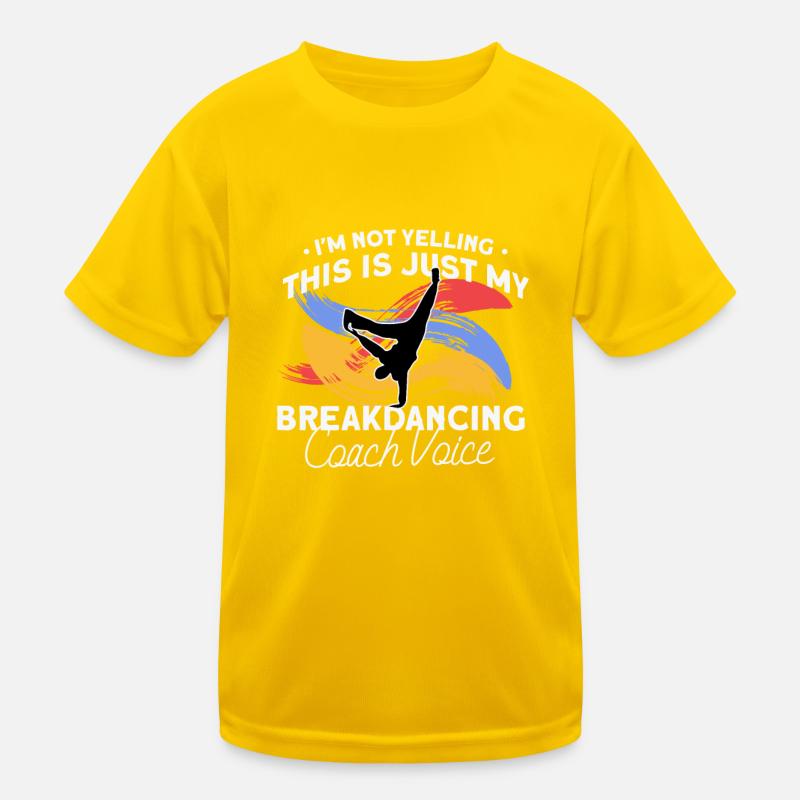 Breakdancing Kinder Funktions-T-Shirt