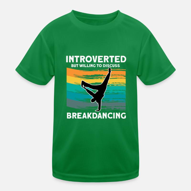 Breakdancing Kinder Funktions-T-Shirt