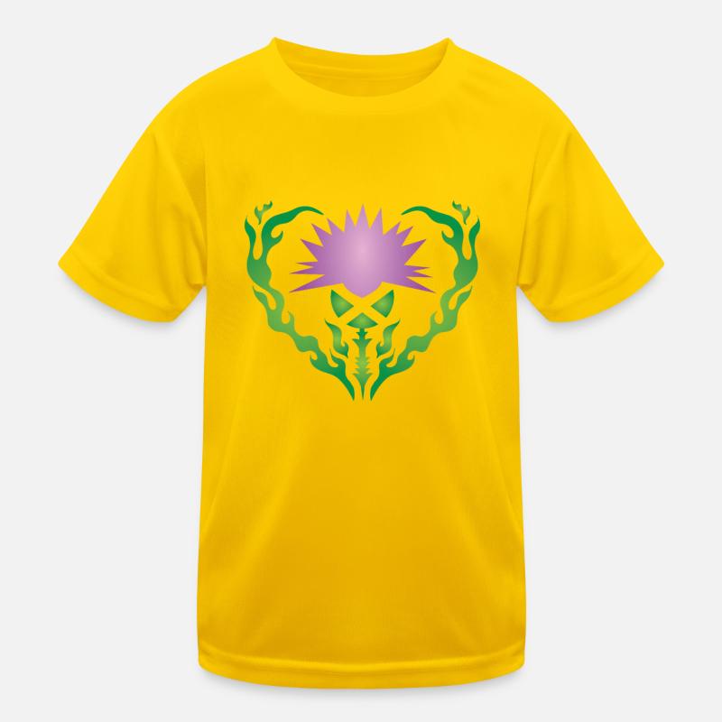 Fleur de chardon T-shirt sport Enfant