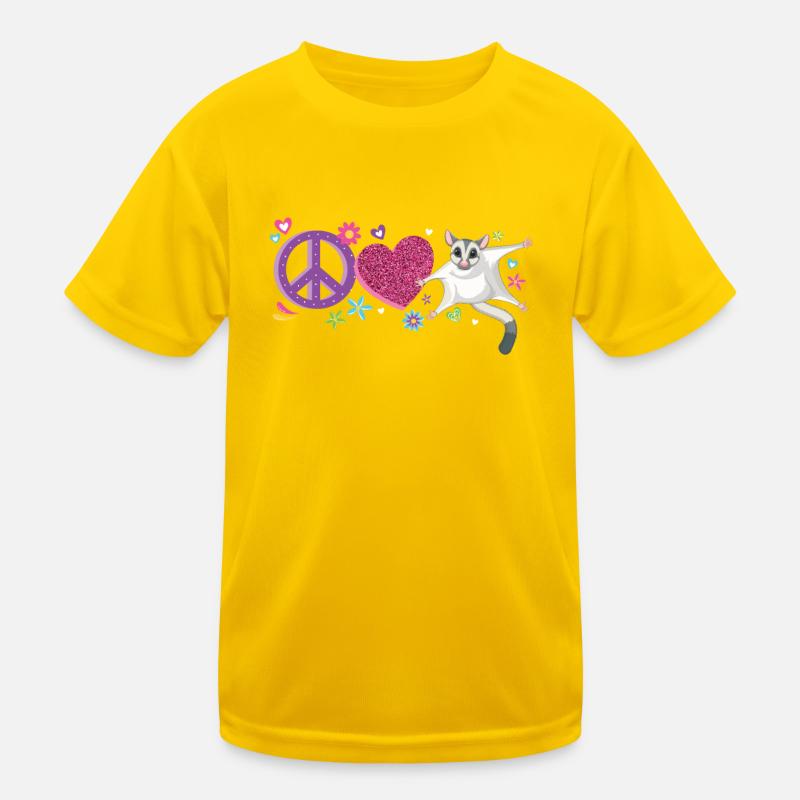 Fille d’anniversaire dans 1 Sugar Glider T-shirt sport Enfant