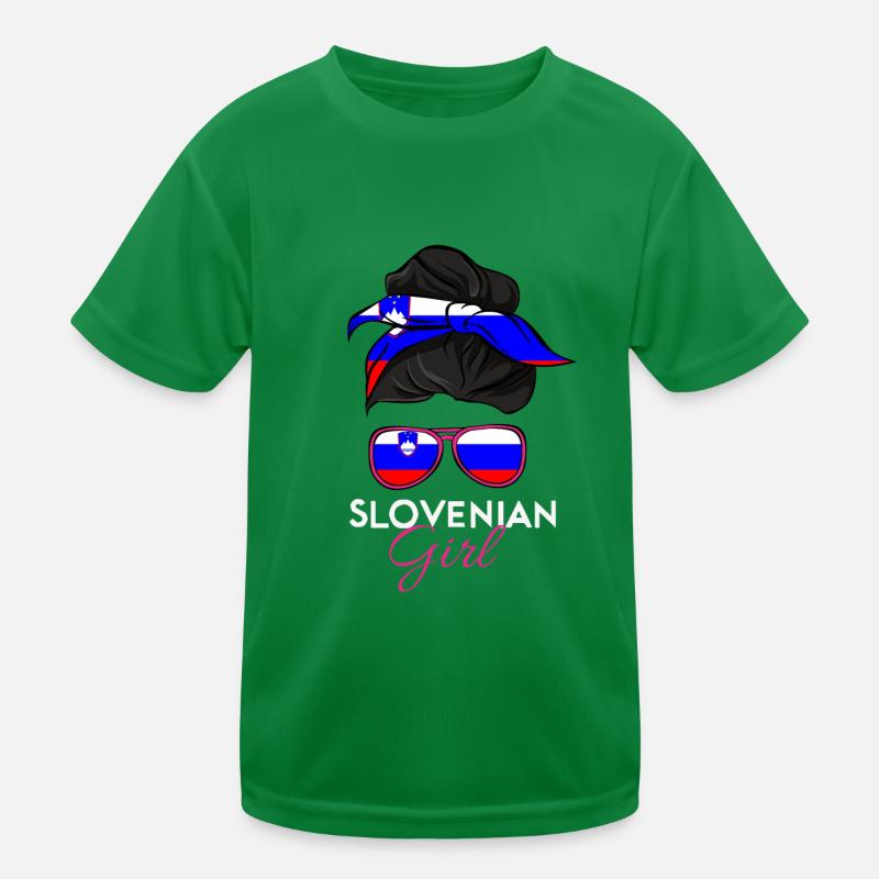 Fille slovène T-shirt sport Enfant