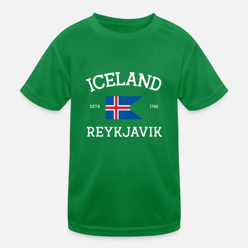 Islande T-shirt sport Enfant