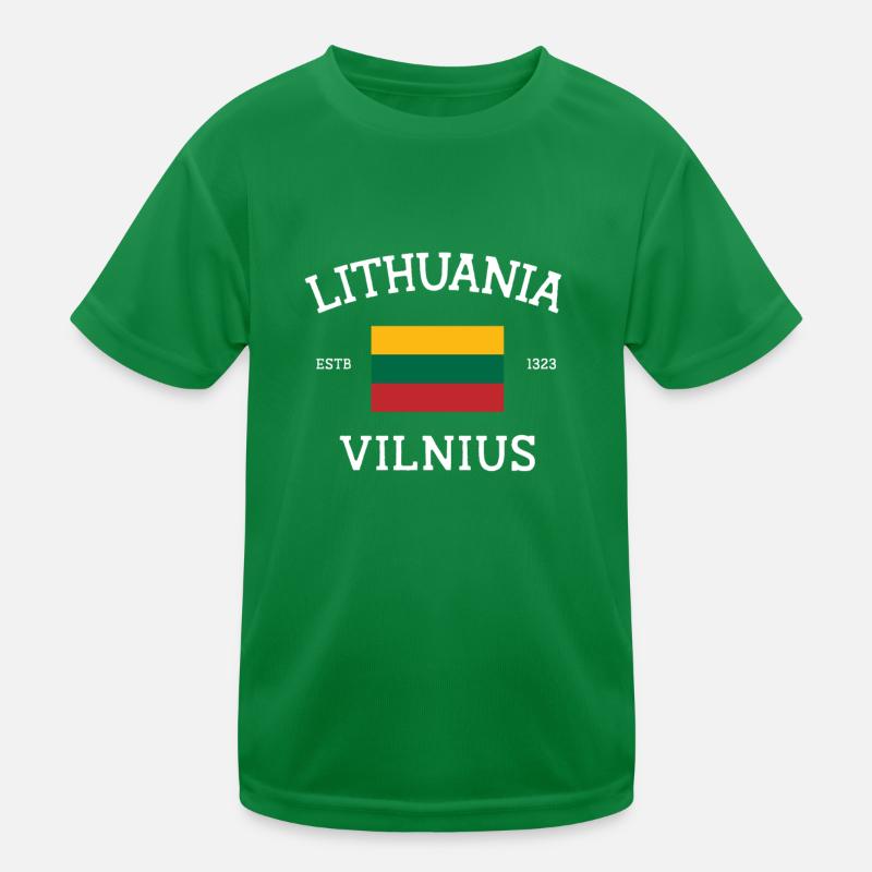 Lithuania Kids Functional T-Shirt