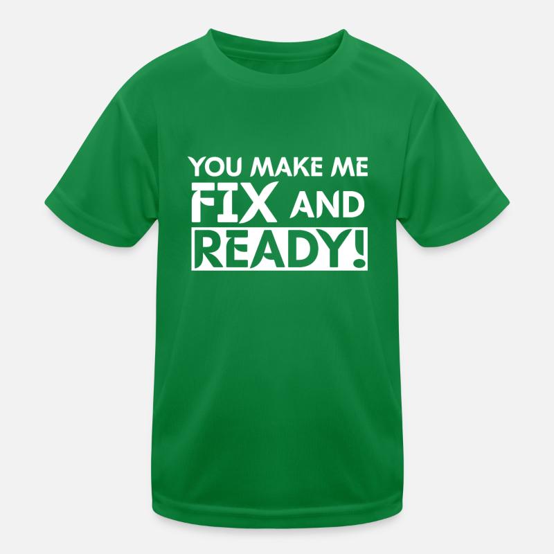 Tu me fais réparer et préparer T-shirt sport Enfant