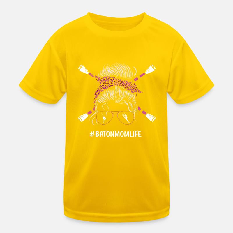 Baton Twirling Baton Twirler Gift Kids Functional T-Shirt