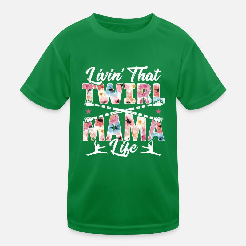 Baton Twirling Baton Twirler Gift Kids Functional T-Shirt