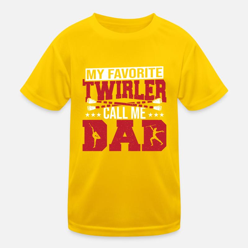 Baton Twirling Baton Twirler Gift Kids Functional T-Shirt
