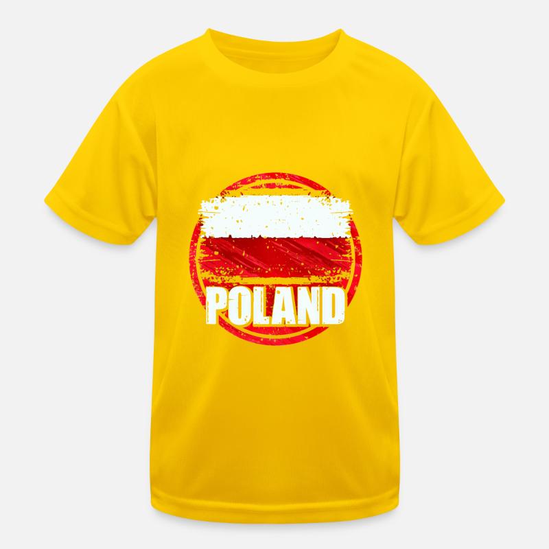 Poland Kids Functional T-Shirt