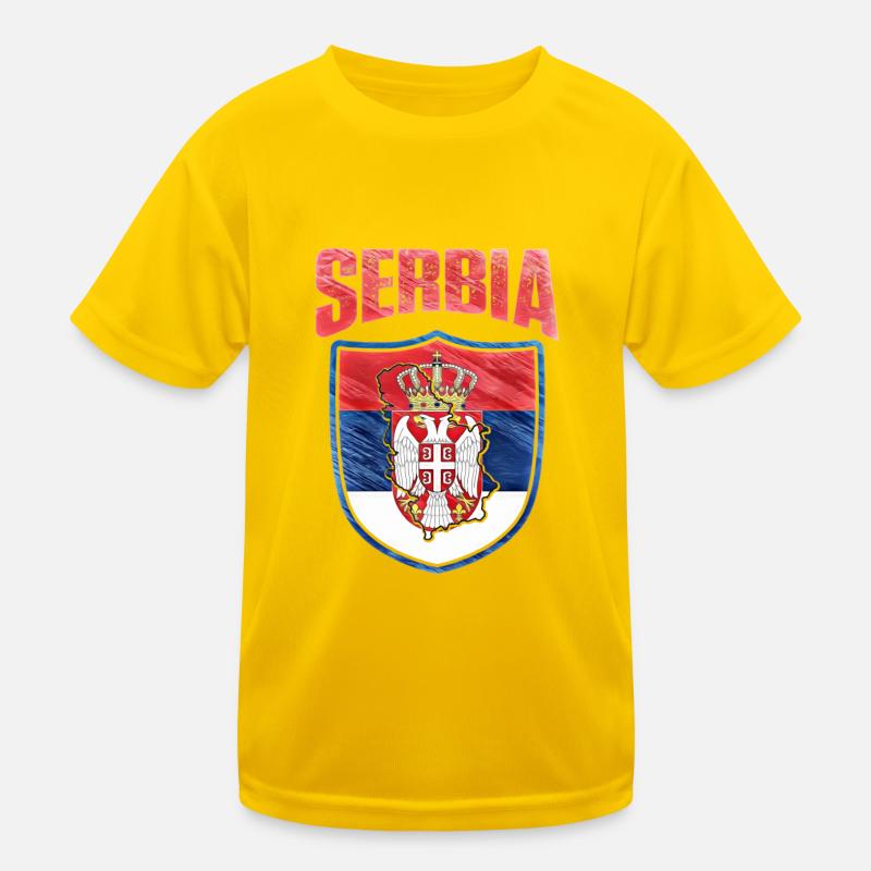 Serbie T-shirt sport Enfant