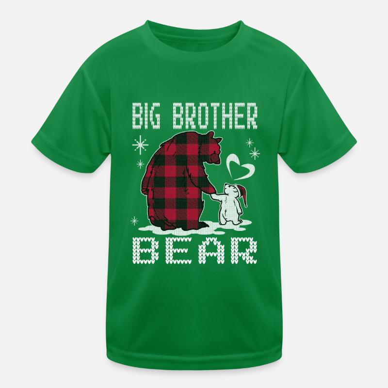 Big Brother Bear Kinder Funktions-T-Shirt