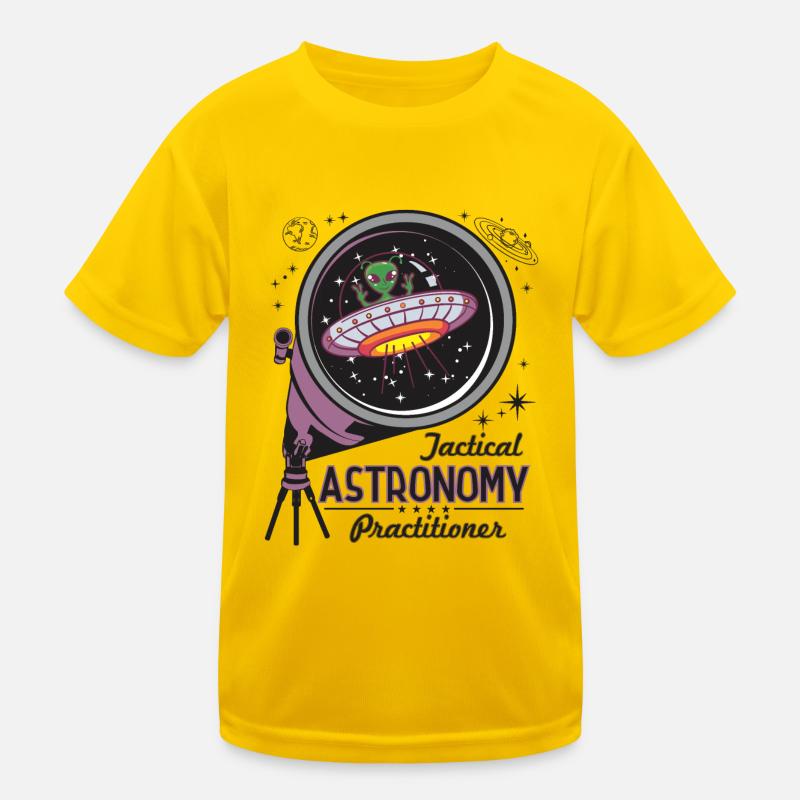 Tactical Astronomy Practitioner Kids Functional T-Shirt