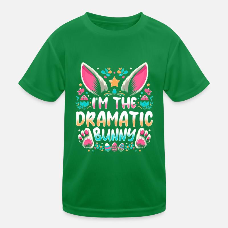 I'm The Dramatic Bunny Kids Functional T-Shirt