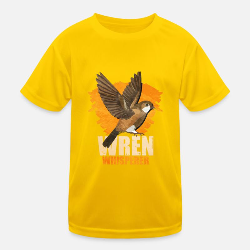 Wren Bird Kids Functional T-Shirt