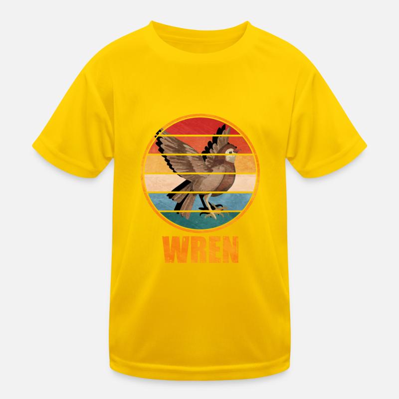 Troglodyte oiseau T-shirt sport Enfant
