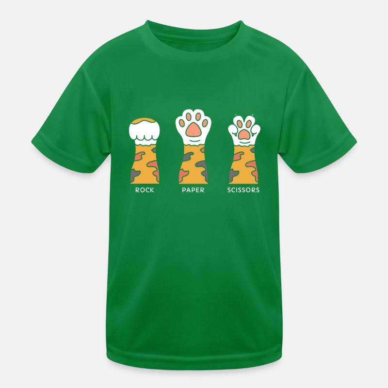 Ciseaux à papier de roche T-shirt sport Enfant