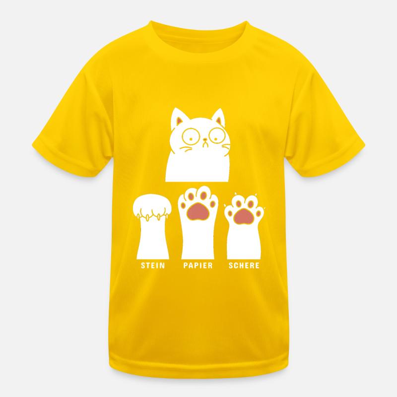 Stein Papier Schere Kinder Funktions-T-Shirt