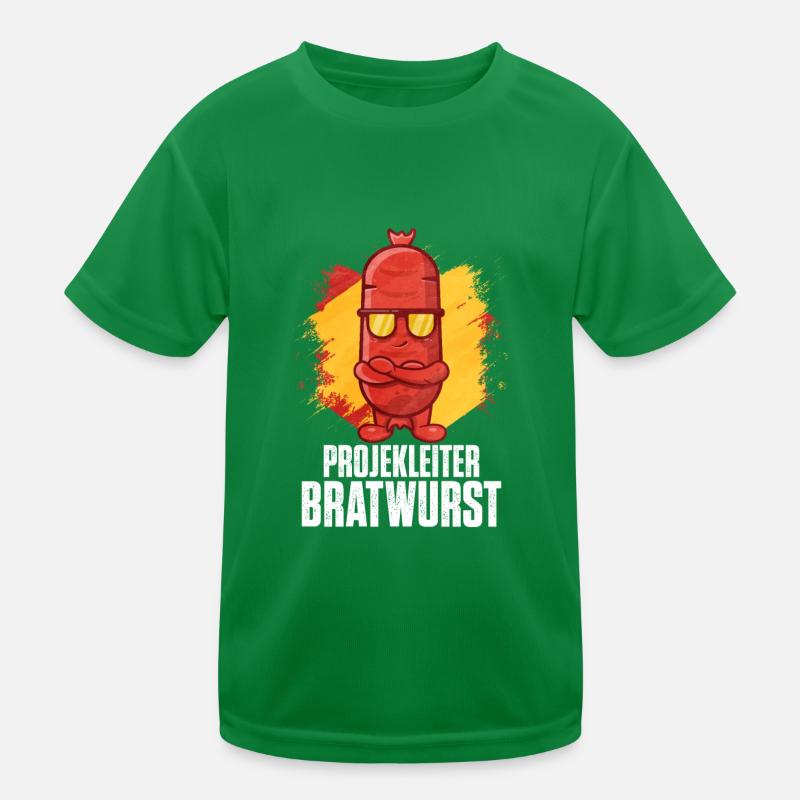 Bratwurst als Geschenk Kinder Funktions-T-Shirt